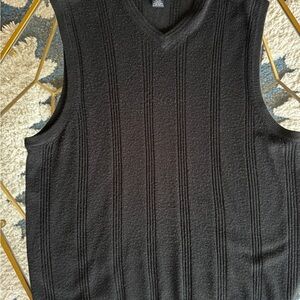 Men's Dockers Black Sweater Vest